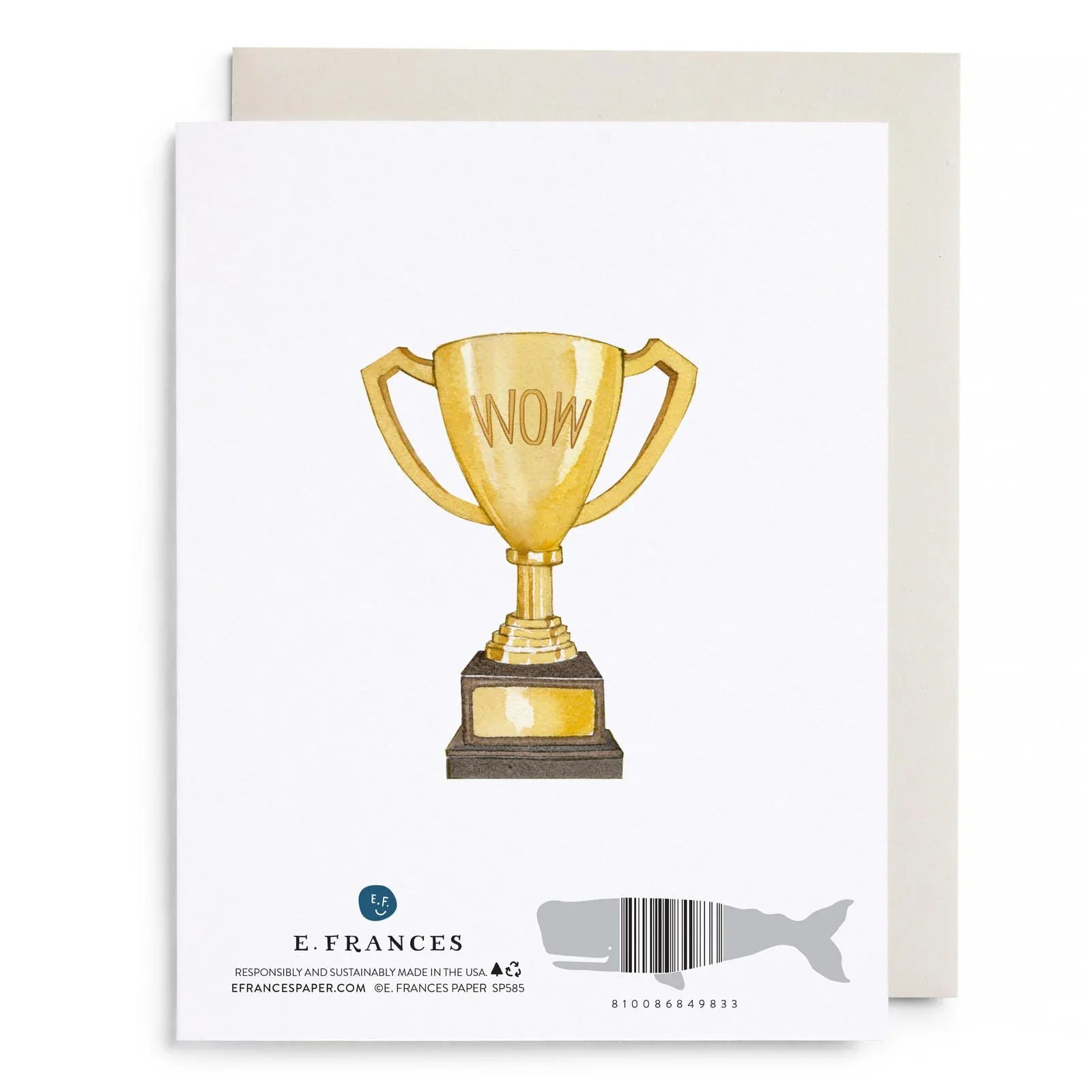 E. Frances Paper cards Blue Ribbon Greeting Card