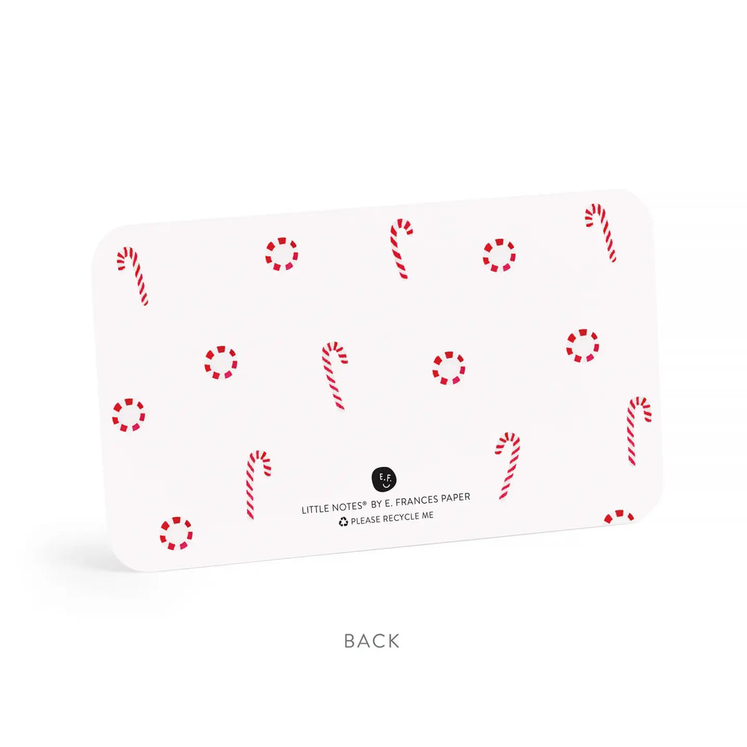 E. Frances Paper Cards Candy Cane Little Notes