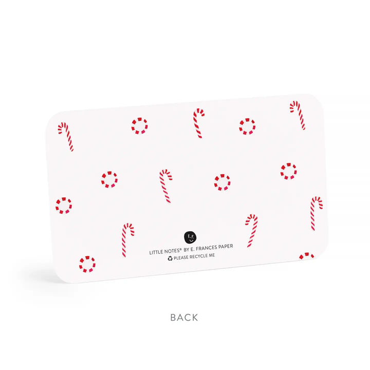 E. Frances Paper Cards Candy Cane Little Notes