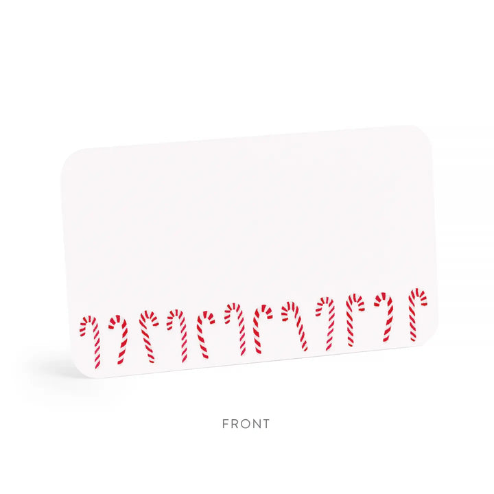 E. Frances Paper Cards Candy Cane Little Notes