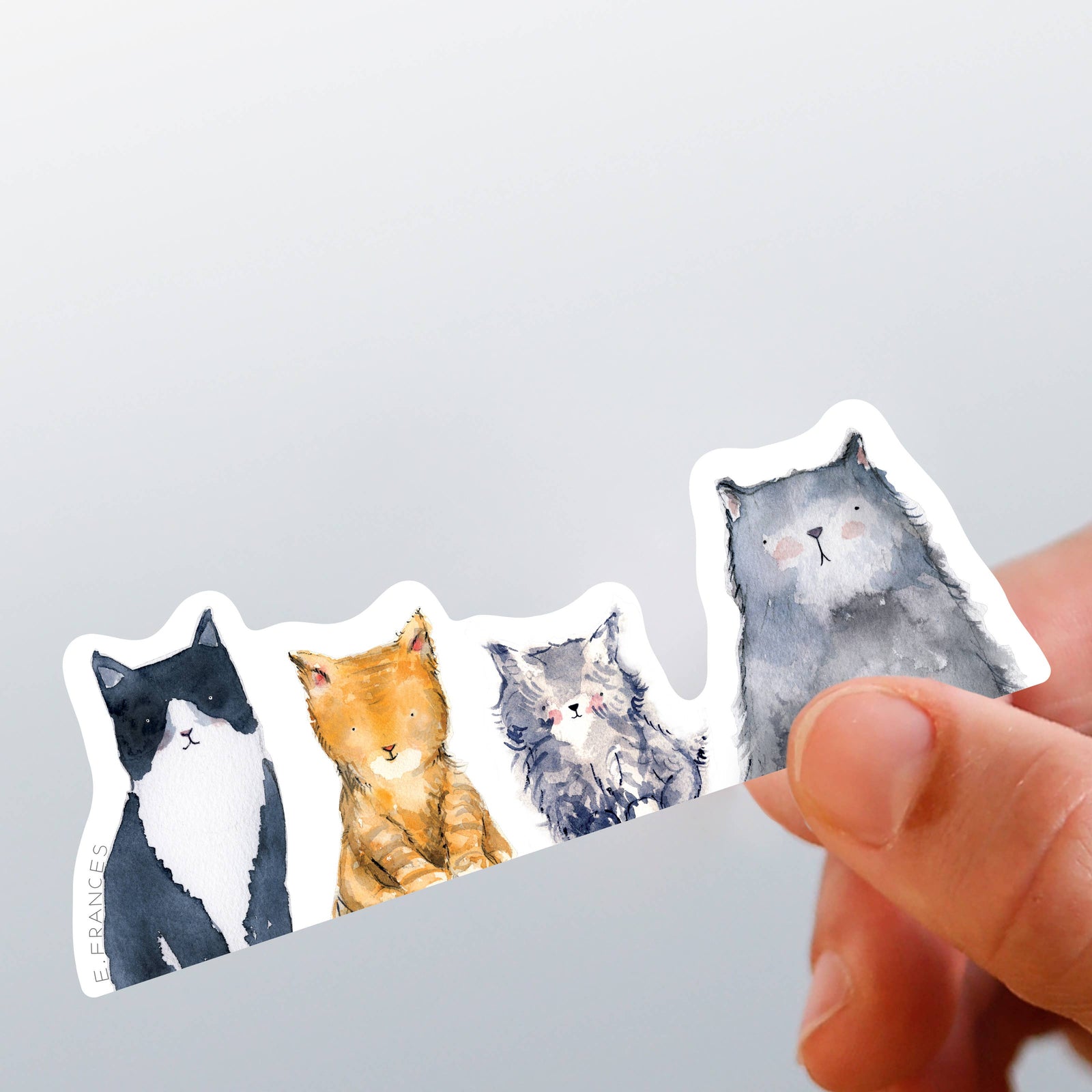 E. Frances Paper Cards Cat's Meow Sticker