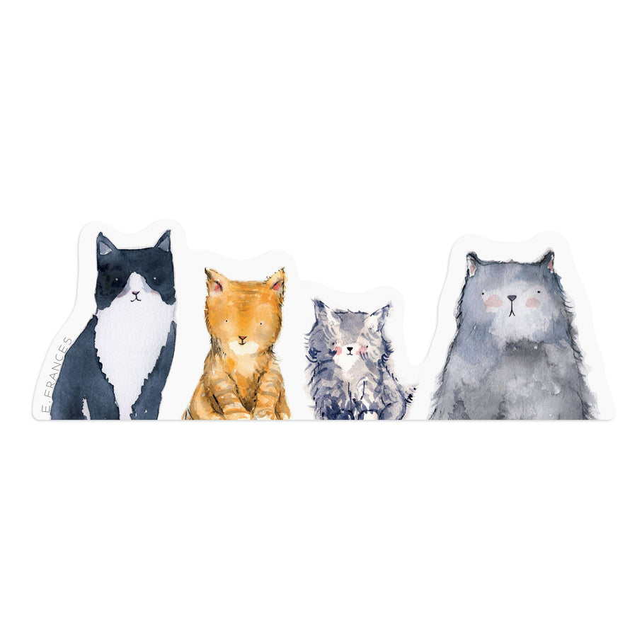E. Frances Paper Cards Cat's Meow Sticker