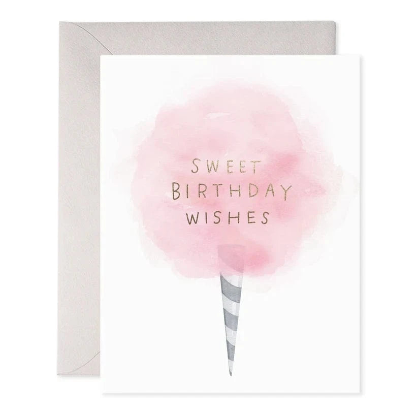 E. Frances Paper Cards Cotton Candy Birthday Card