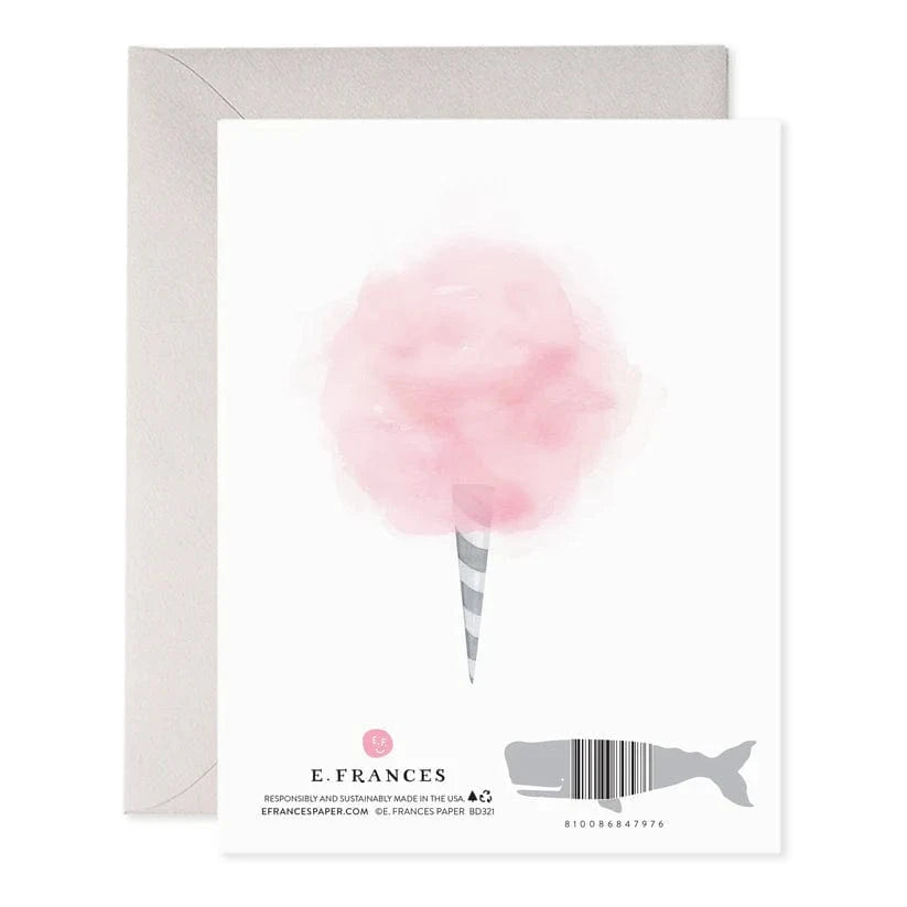 E. Frances Paper Cards Cotton Candy Birthday Card