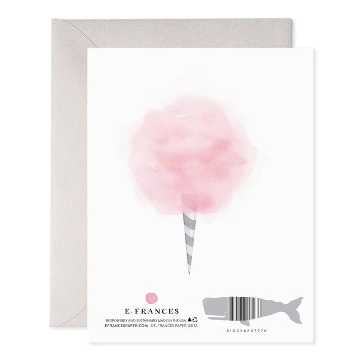 E. Frances Paper Cards Cotton Candy Birthday Card