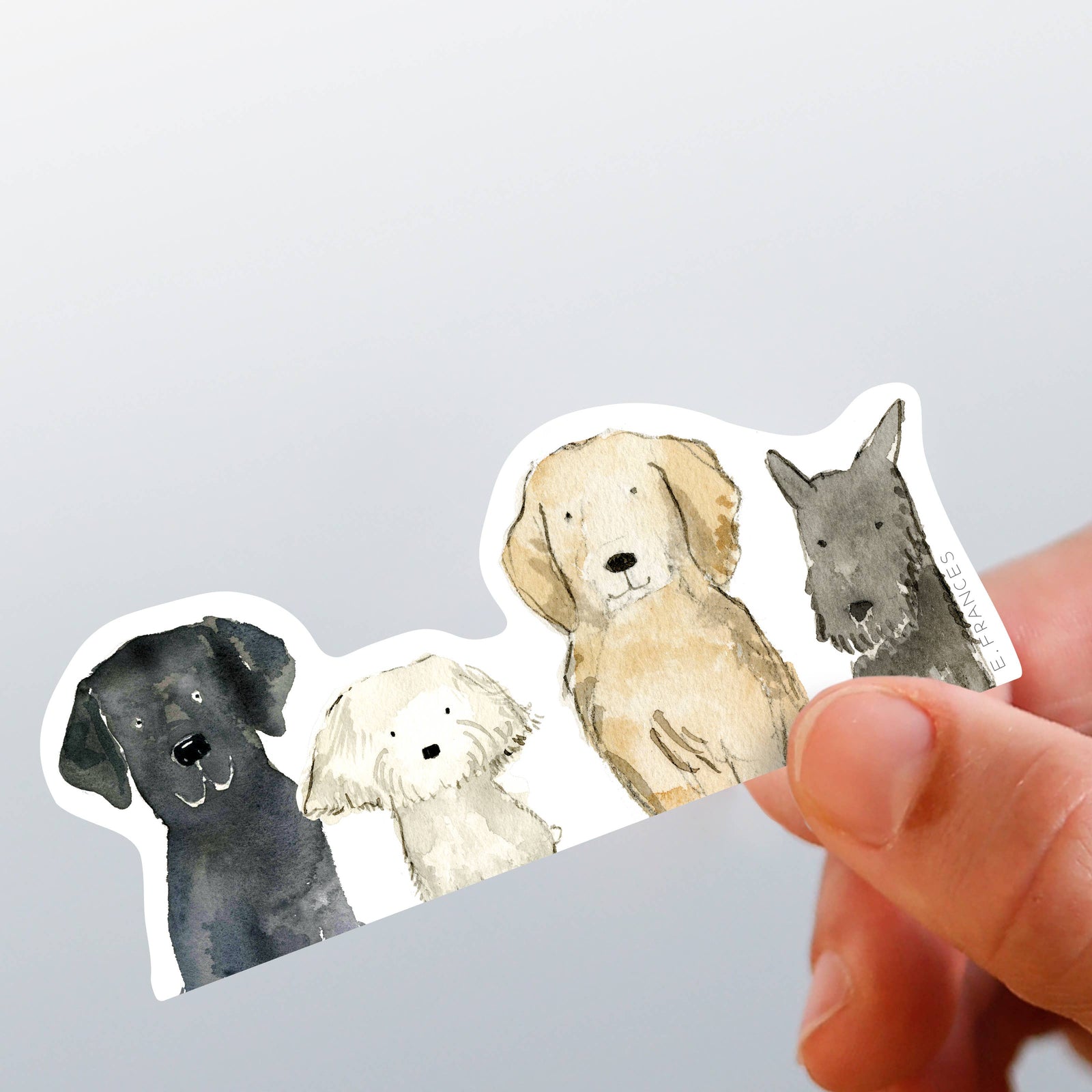 E. Frances Paper Cards Dog Days Sticker