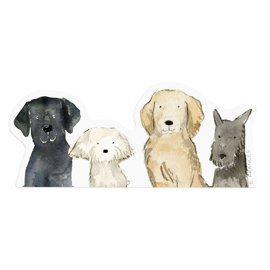 E. Frances Paper Cards Dog Days Sticker