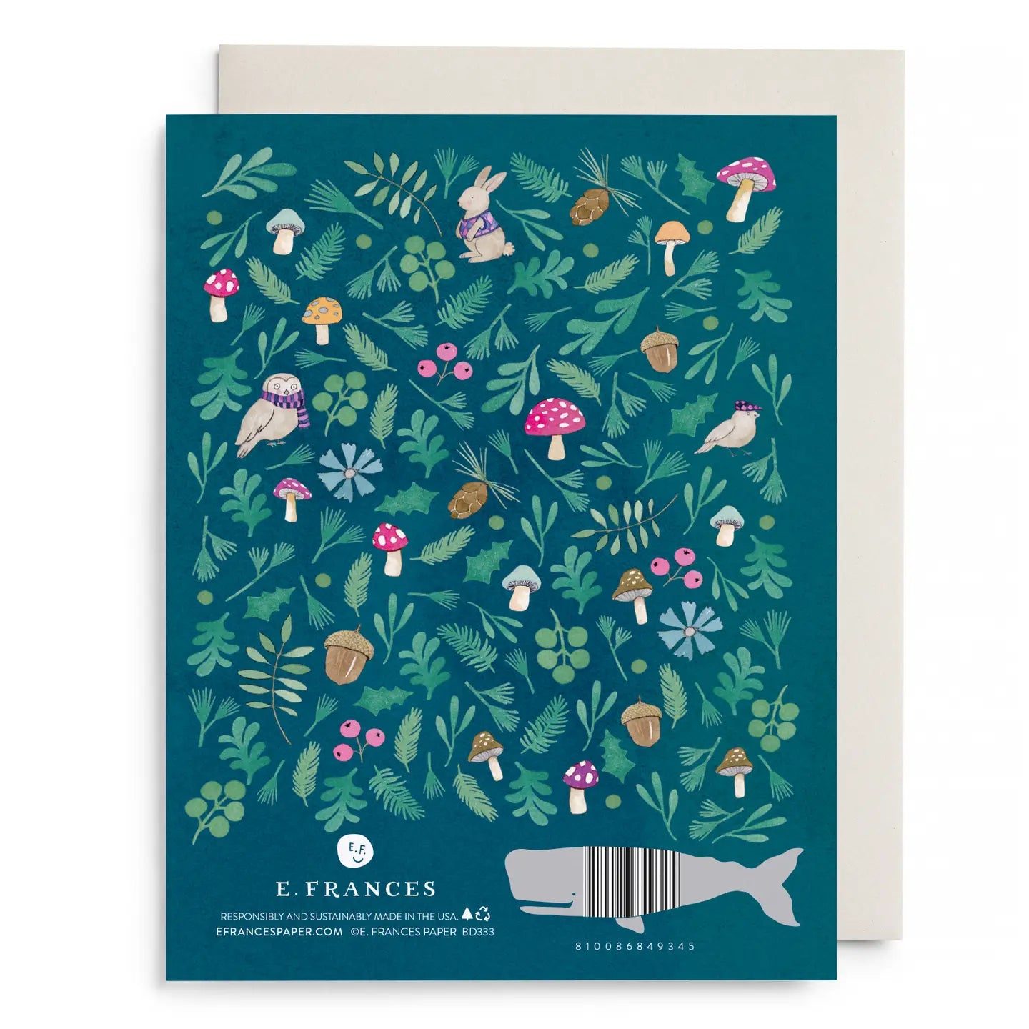 E. Frances Paper Cards Enchanted Forest Birthday Greeting Card