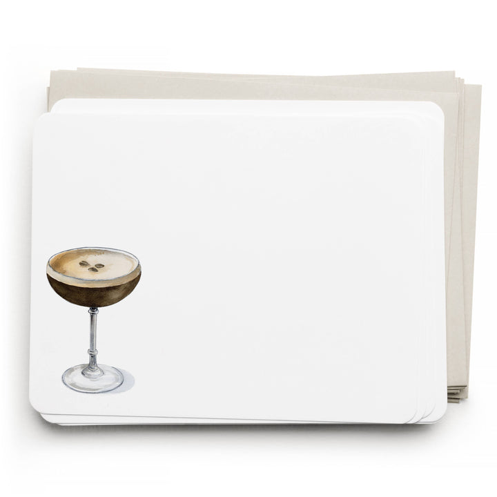 E. Frances Paper Cards Espresso Martini Flat Note Set