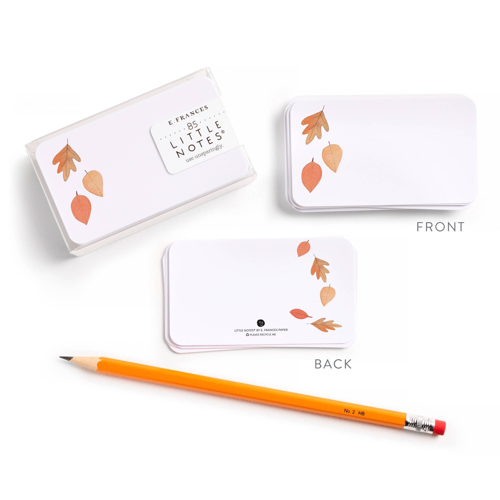 E. Frances Paper Cards Falling Leaves Little Notes