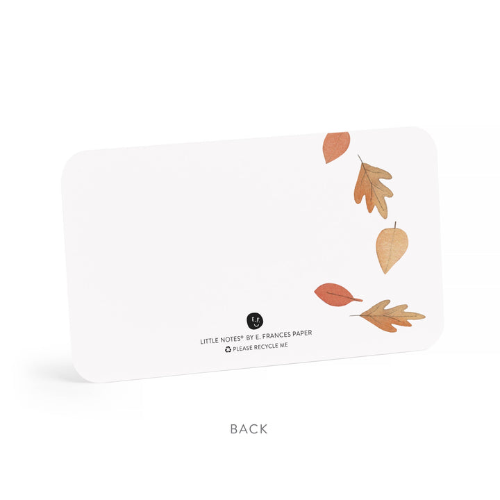 E. Frances Paper Cards Falling Leaves Little Notes