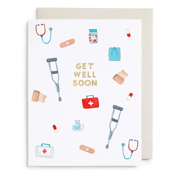 E. Frances Paper Cards First Aid Kit Greeting Card