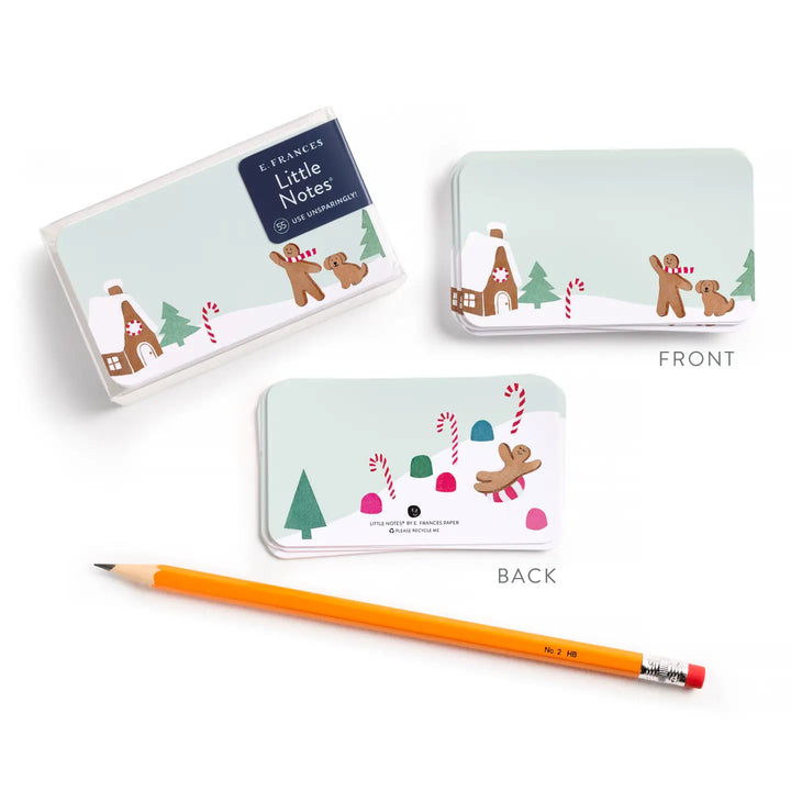 E. Frances Paper Cards Gingerbread Village Little Notes