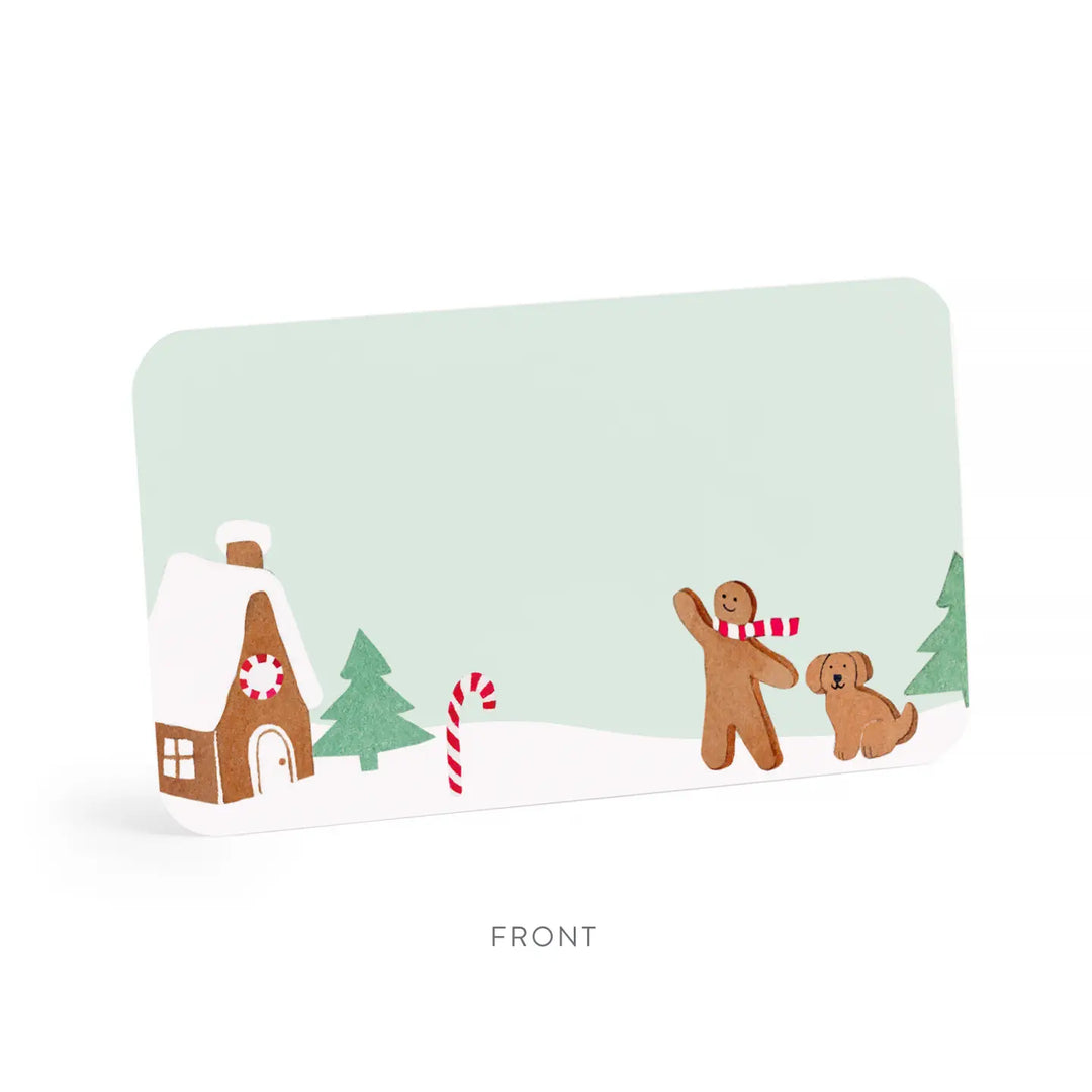 E. Frances Paper Cards Gingerbread Village Little Notes