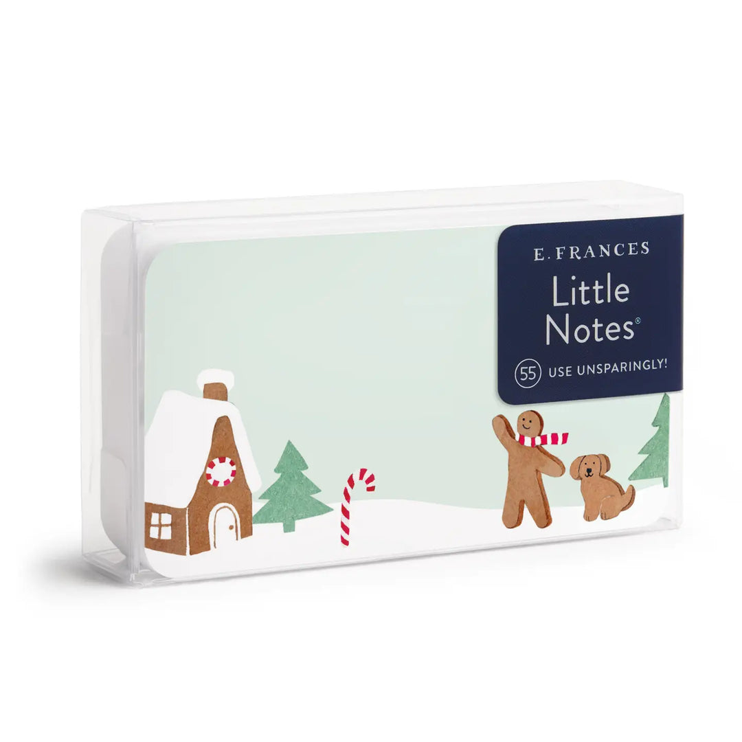 E. Frances Paper Cards Gingerbread Village Little Notes