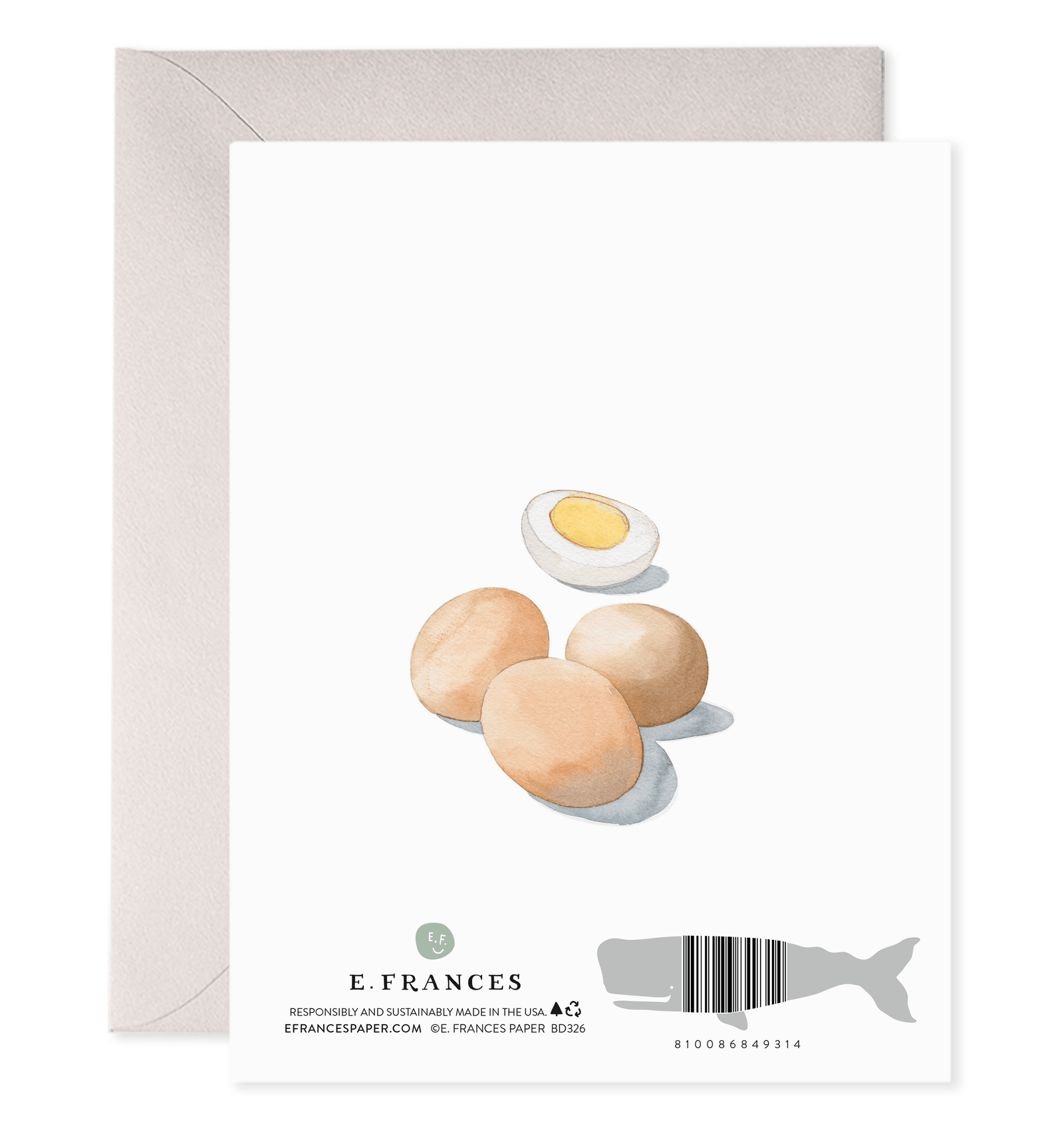 E. Frances Paper Cards High Protein Birthday Greeting Card