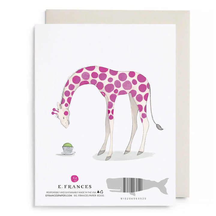 E. Frances Paper Cards Leaning Tower of Cupcakes Birthday Greeting Card