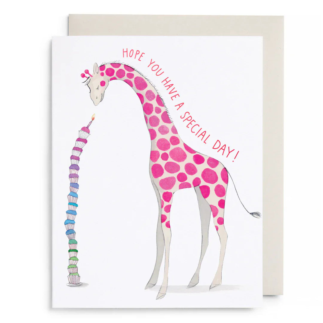 E. Frances Paper Cards Leaning Tower of Cupcakes Birthday Greeting Card