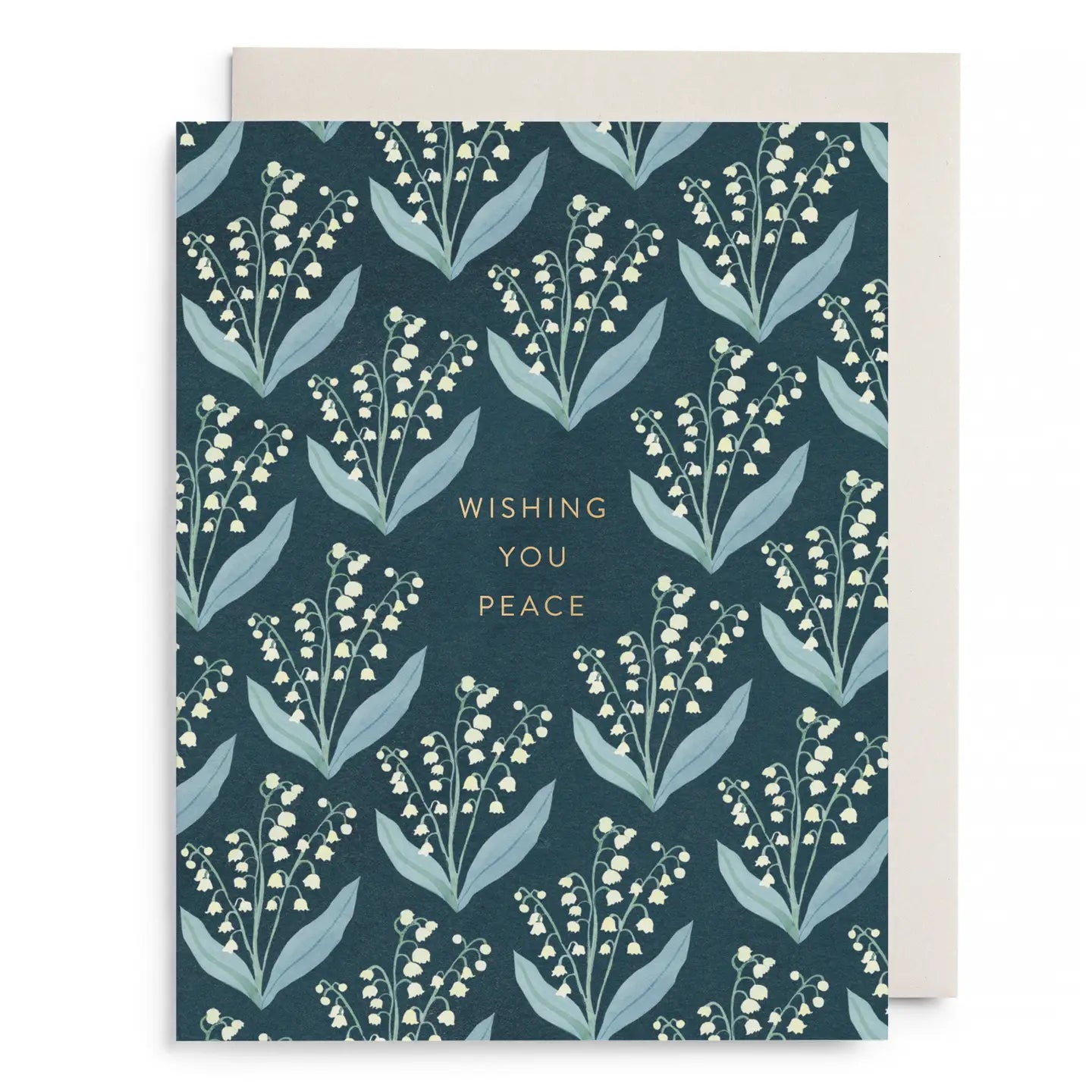 E. Frances Paper Cards Lily of the Valley Sympathy Greeting Card