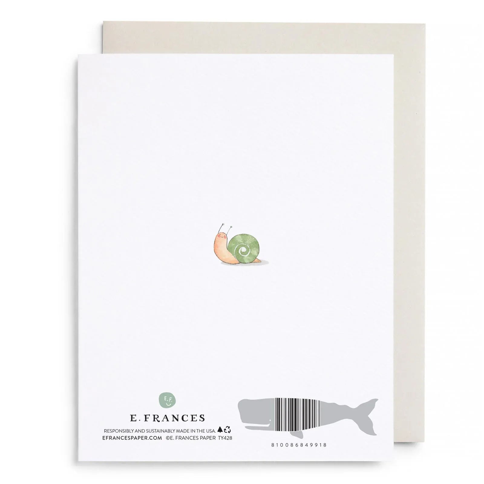 E. Frances Paper Cards Little Card Big Thanks Greeting Card