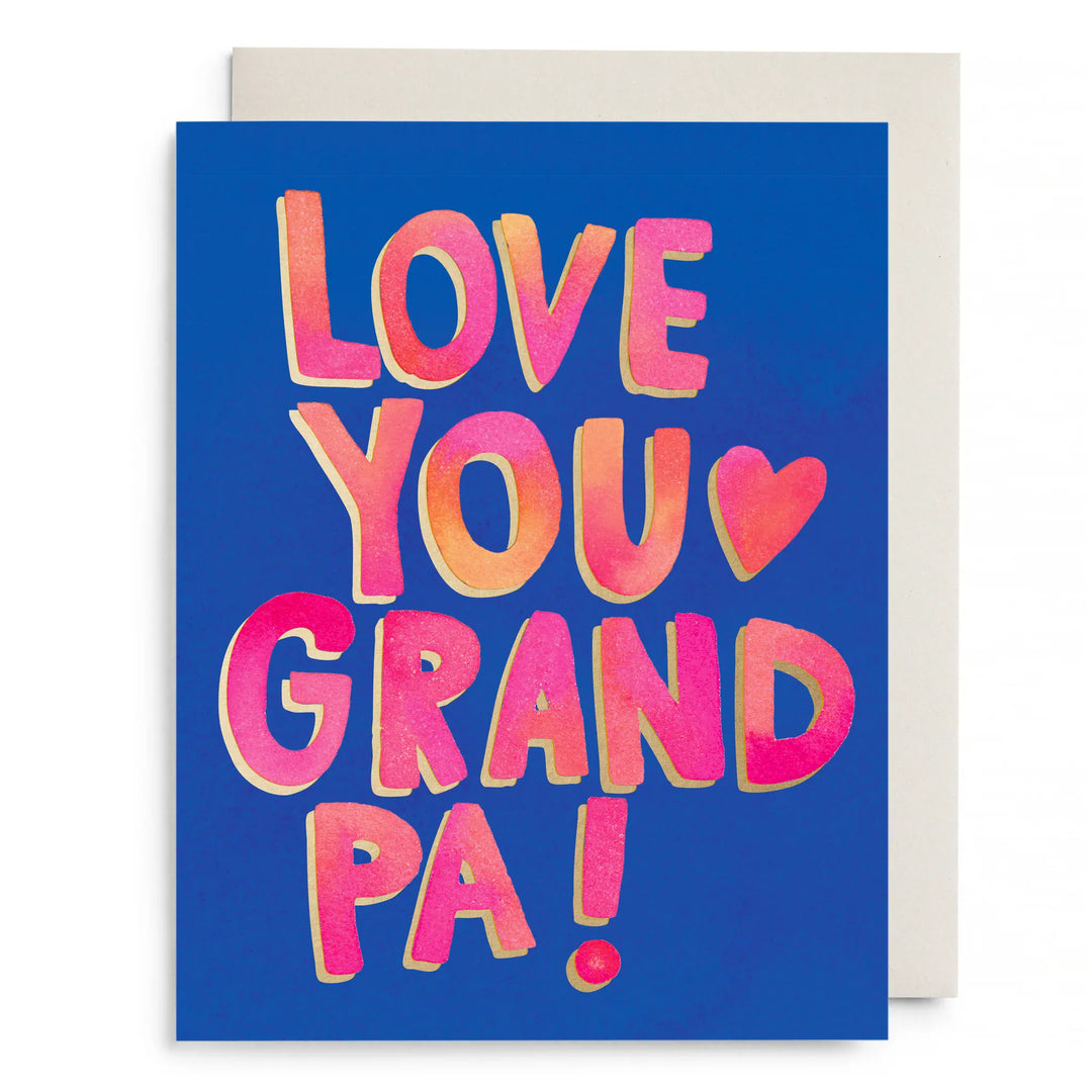 E. Frances Paper Cards Love You Grandpa Greeting Card