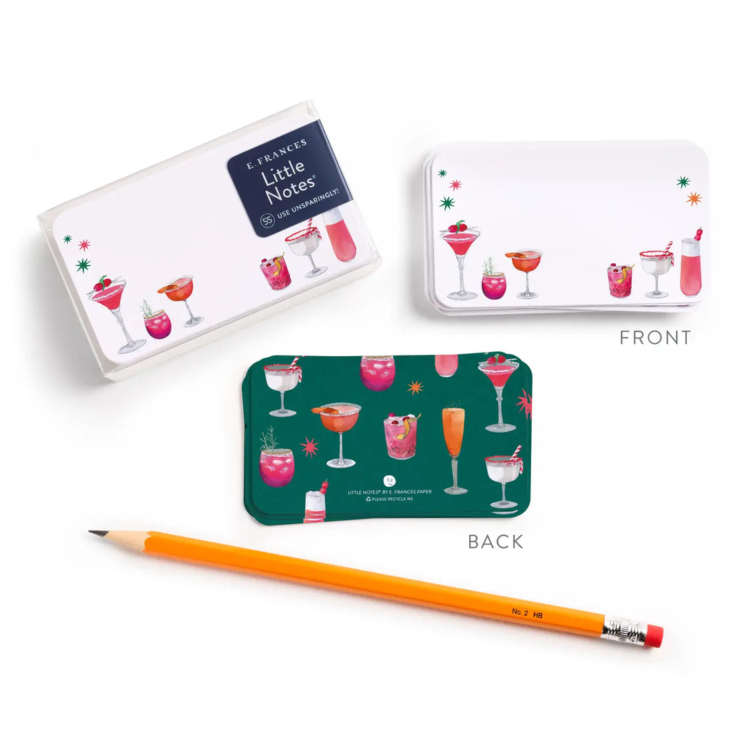 E. Frances Paper Cards Making Spirits Bright Little Notes