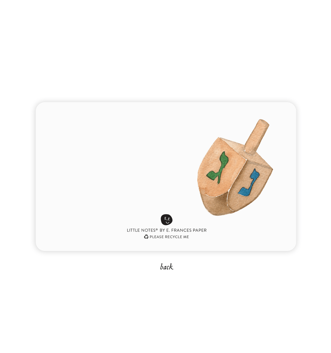 E. Frances Paper Cards Menorah Little Notes®