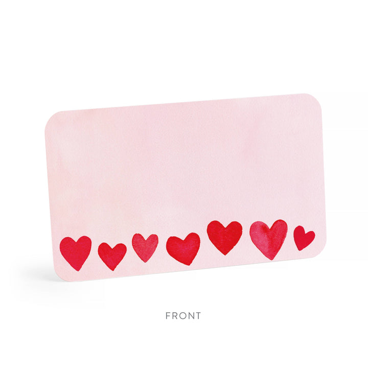 E. Frances Paper Cards Mini Hearts Blush Little Notes®
