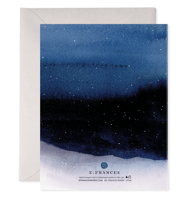 E. Frances Paper Cards Night Sky | Thinking of You Condolence Sympathy Sending Love