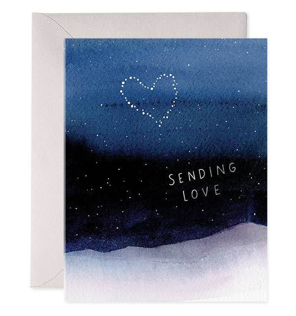 E. Frances Paper Cards Night Sky | Thinking of You Condolence Sympathy Sending Love