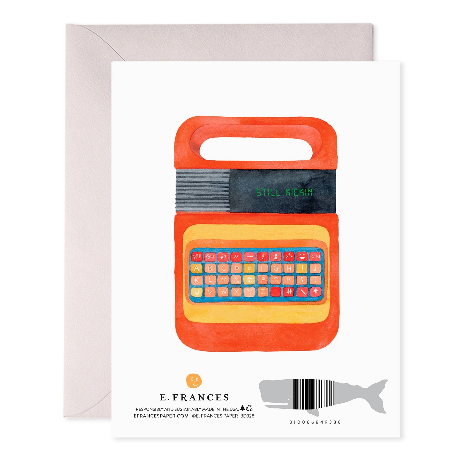 E. Frances Paper Cards Old But Awesome Birthday Greeting Card