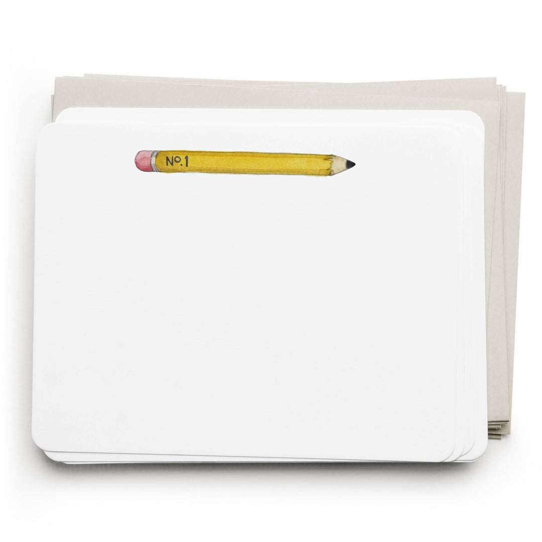 E. Frances Paper Cards Pencil Flat Note Set