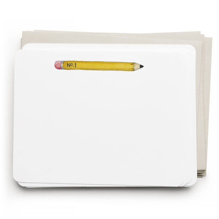 E. Frances Paper Cards Pencil Flat Note Set