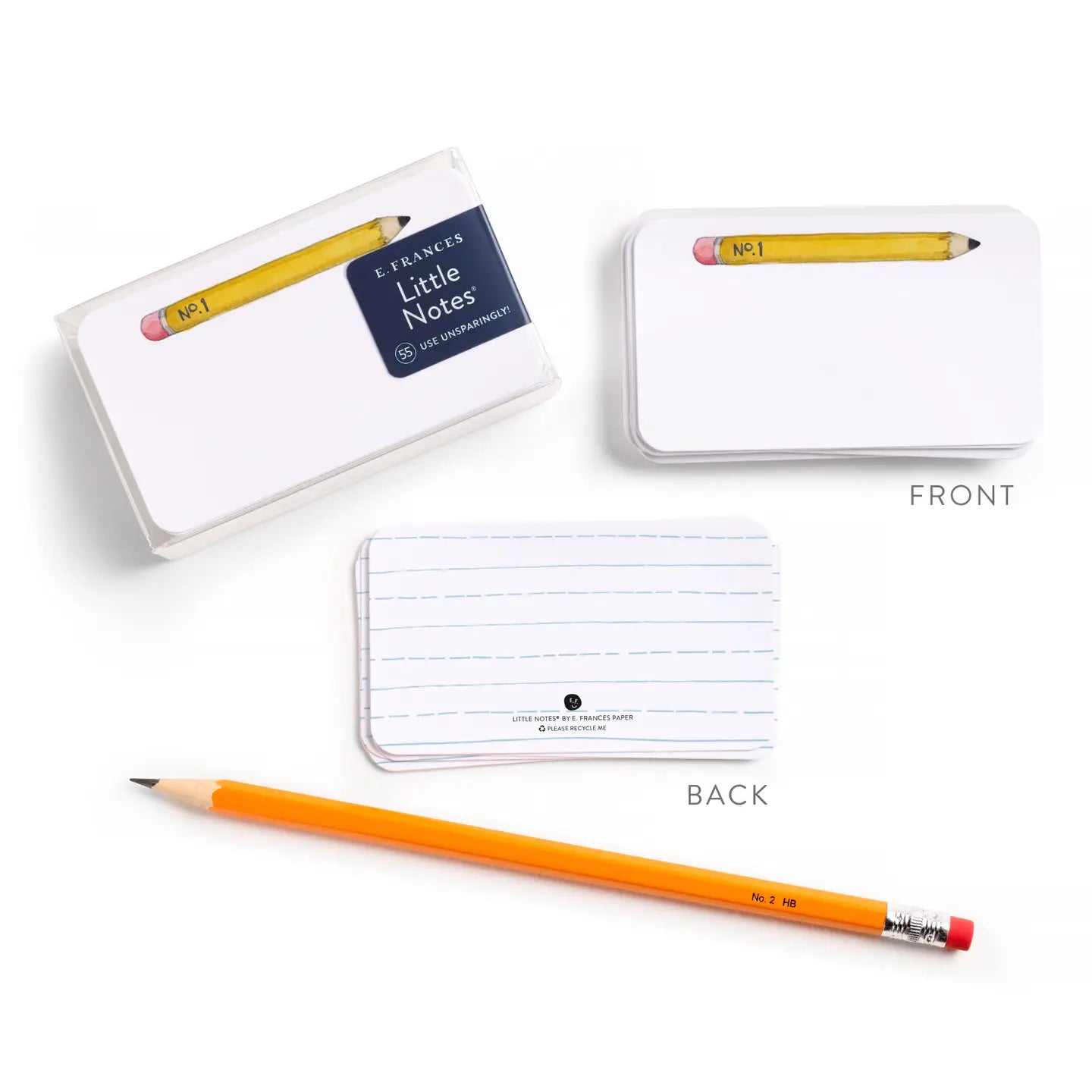 E. Frances Paper Cards Pencil Little Notes