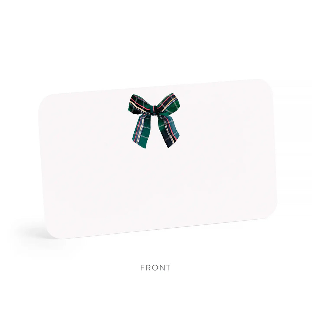 E. Frances Paper Cards Plaid Bow Little Notes