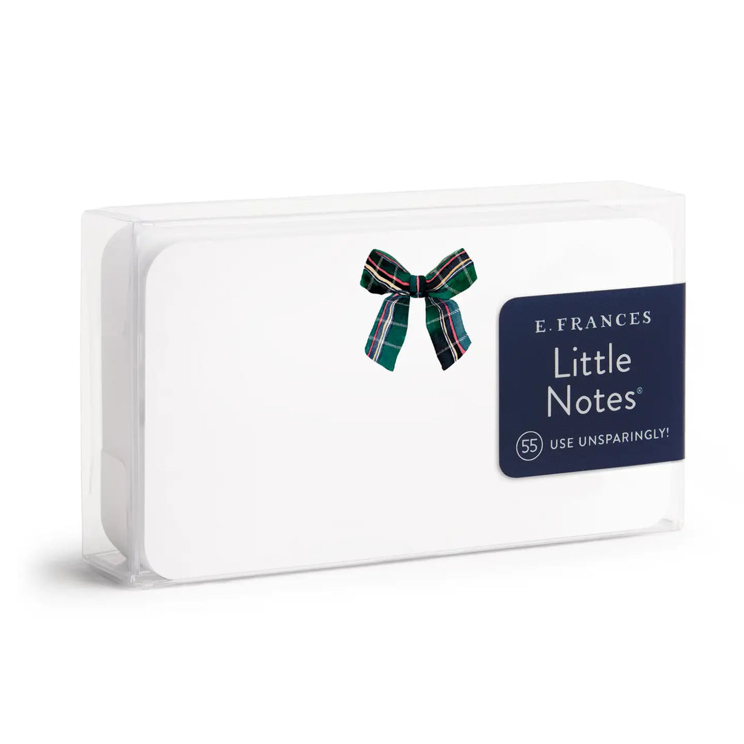 E. Frances Paper Cards Plaid Bow Little Notes