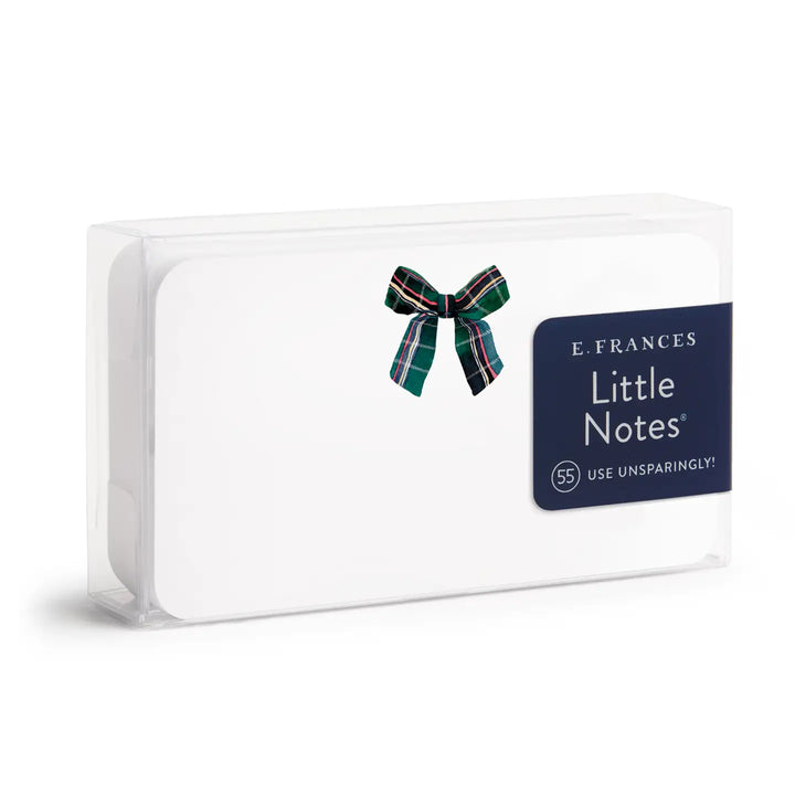 E. Frances Paper Cards Plaid Bow Little Notes