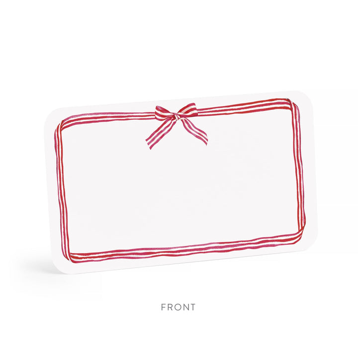 E. Frances Paper Cards Red Ribbon Candy Little Notes