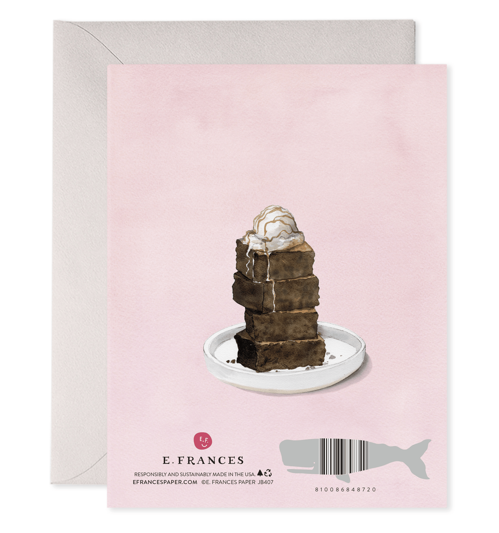 E. Frances Paper Cards Rosé Over Roses Galentine's Day Card