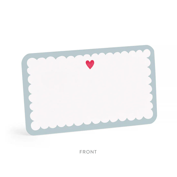 E. Frances Paper Cards Scalloped Heart Little Notes® Duo Set