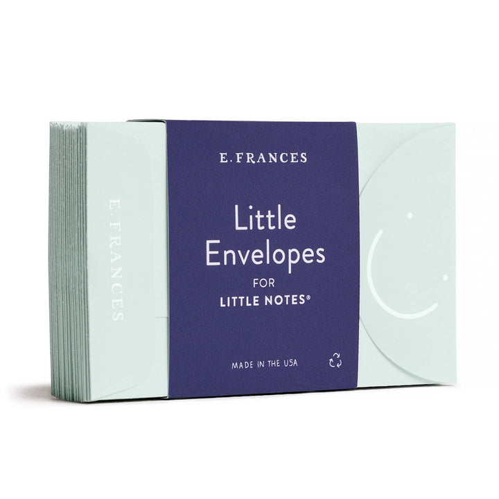 E. Frances Paper Cards Seaglass Little Note Envelopes - Set of 20