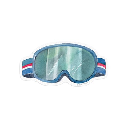 E. Frances Paper Cards Ski Goggles Sticker