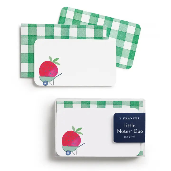 E. Frances Paper Cards Strawberry Little Duo Set