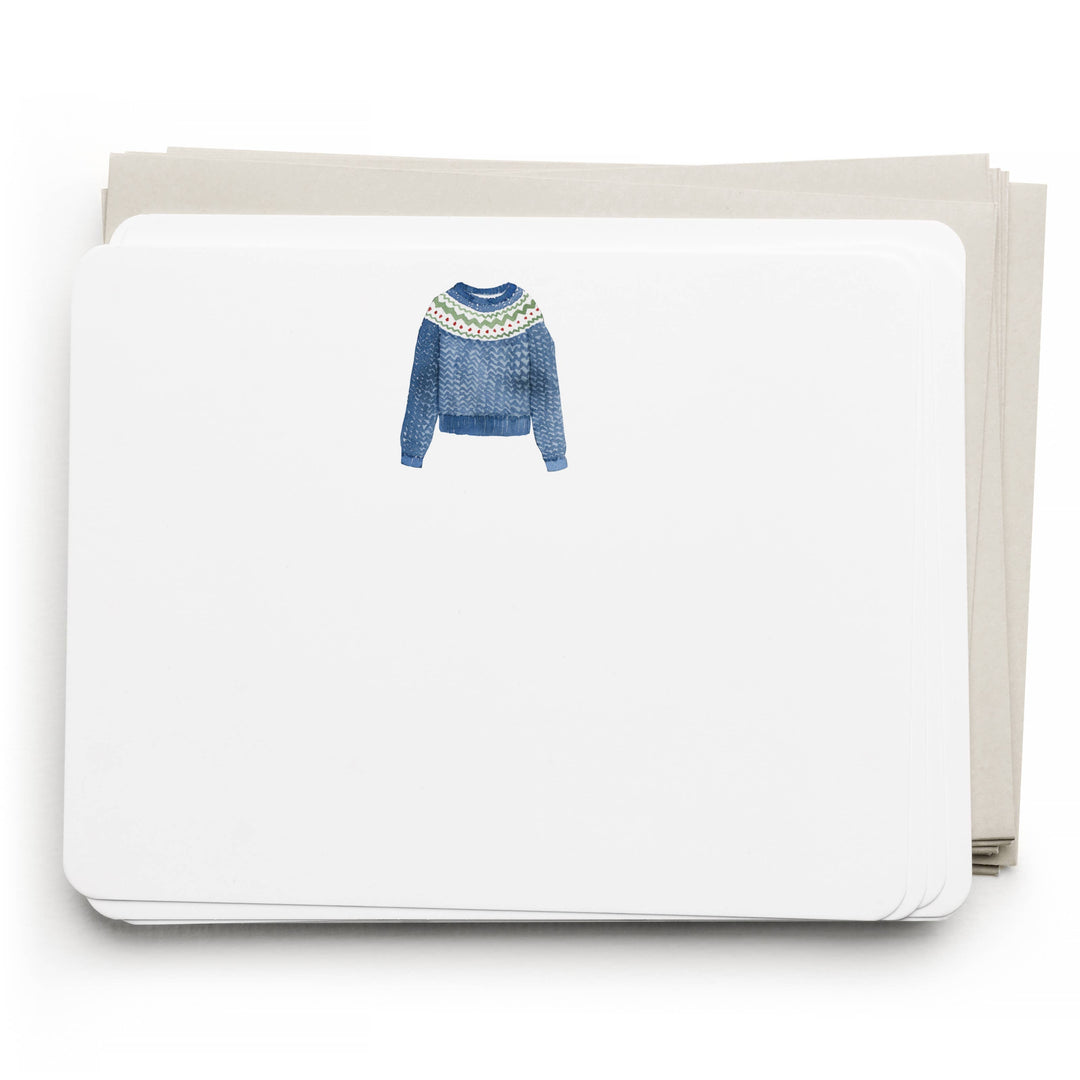 E. Frances Paper Cards Sweater Weather Flat Note Set
