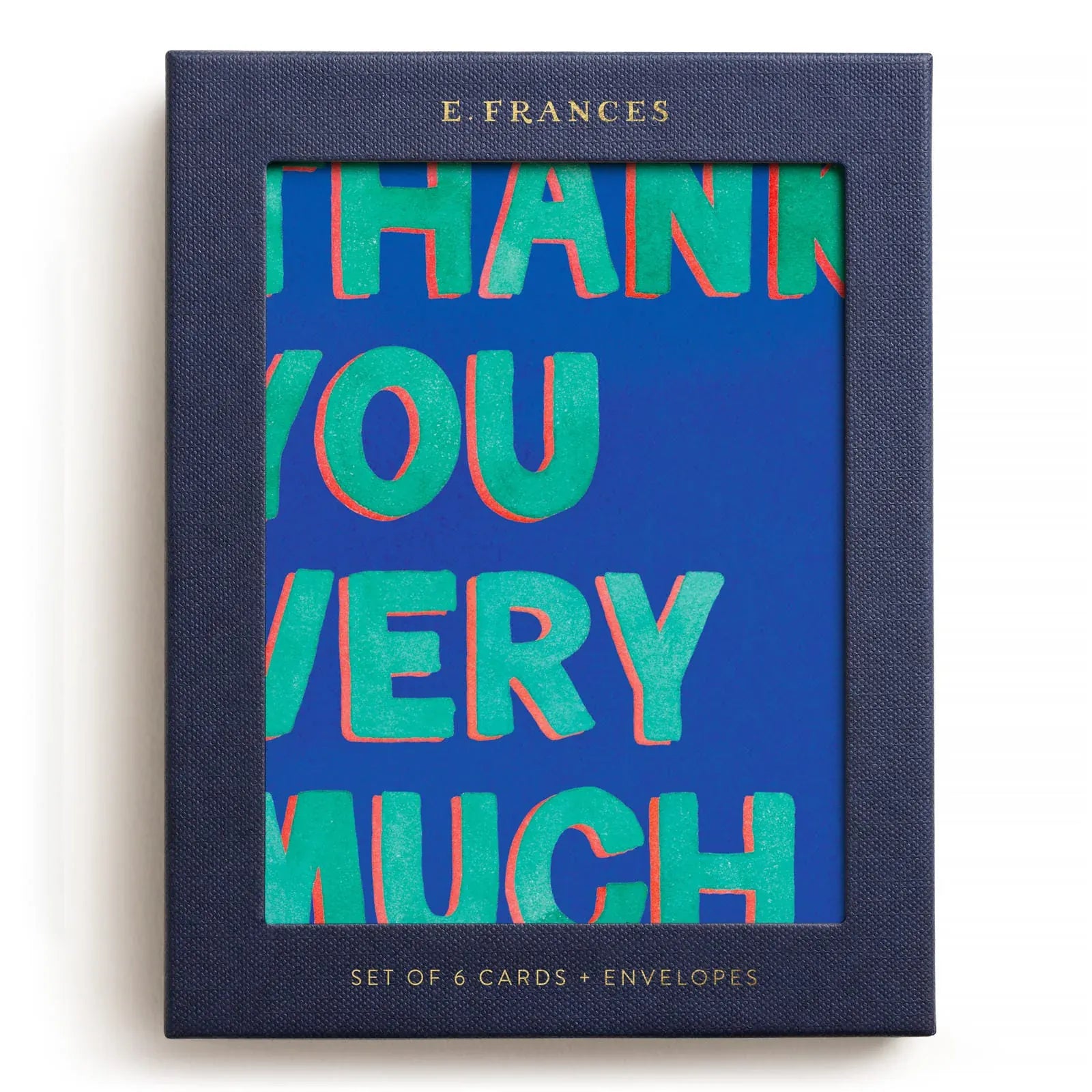 E. Frances Paper Cards Thank You Very Much Boxed Card Set