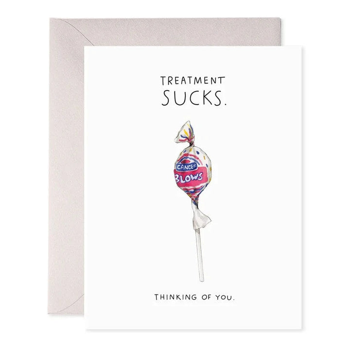 E. Frances Paper Cards Treatment Sucks Thinking of You Card