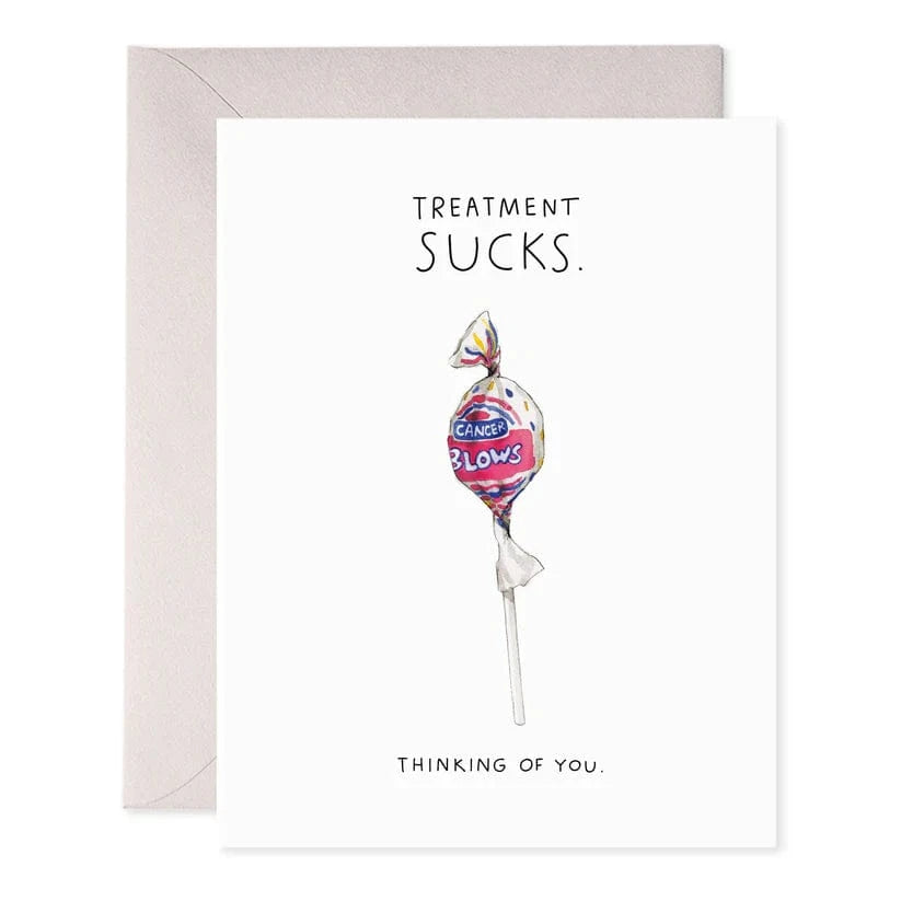 E. Frances Paper Cards Treatment Sucks Thinking of You Card