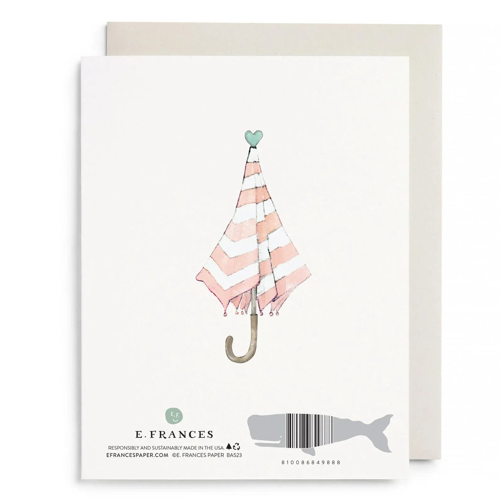 E. Frances Paper Cards Umbrella Shower Greeting Card