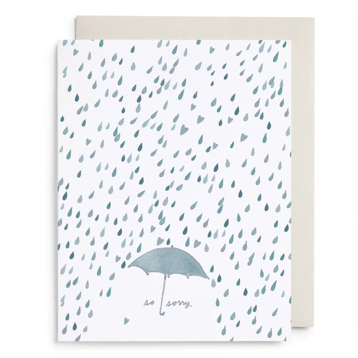 E. Frances Paper Cards Umbrella So Sorry Greeting Card