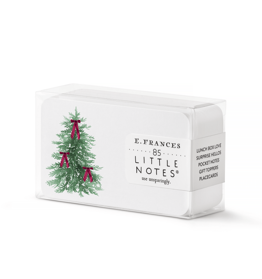 E. Frances Paper Cards Velvet Bow Tree Little Notes